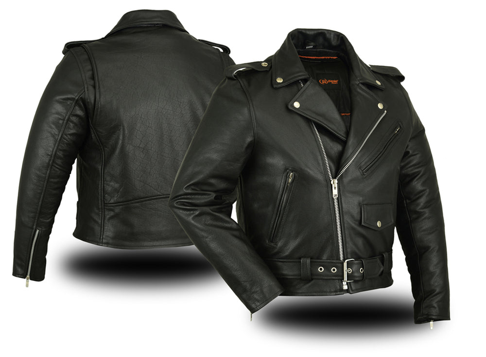 Venom - Men's Leather Motorcycle Jacket-Mens Leather Motorcycle Jackets-Daniel Smart Mfg - Retail