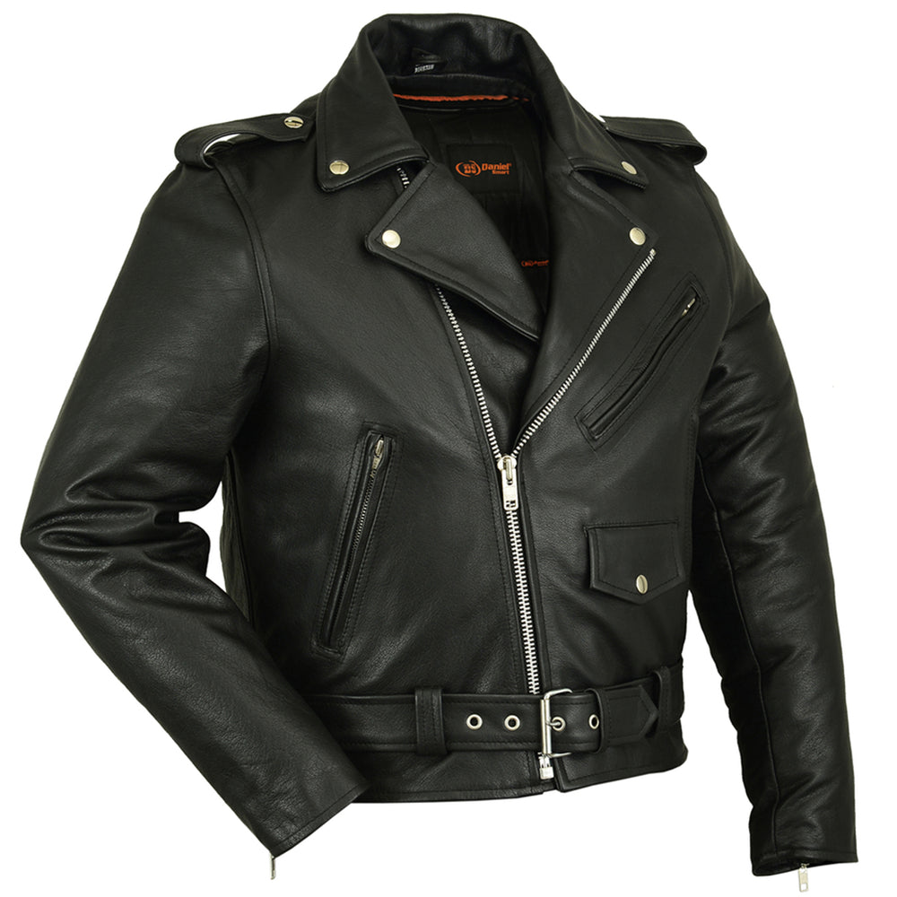 Venom - Men's Leather Motorcycle Jacket-Mens Leather Motorcycle Jackets-Daniel Smart Mfg - Retail