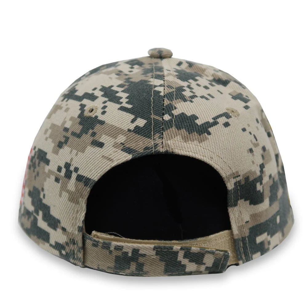 VIETNAM VET DIGITAL CAMO HAT (CAMO)