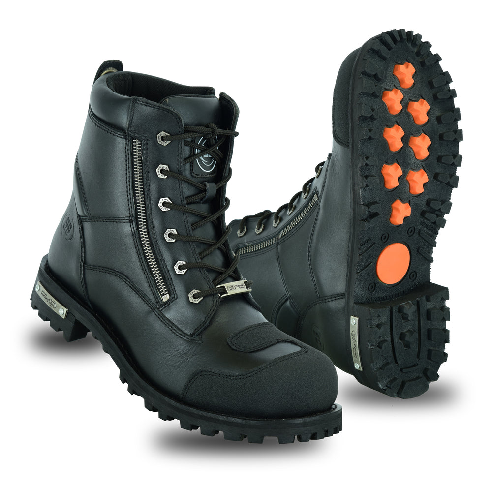 Voltus - Men's Leather Motorcycle Boots-Mens Motorcycle Boots-Daniel Smart Mfg - Retail