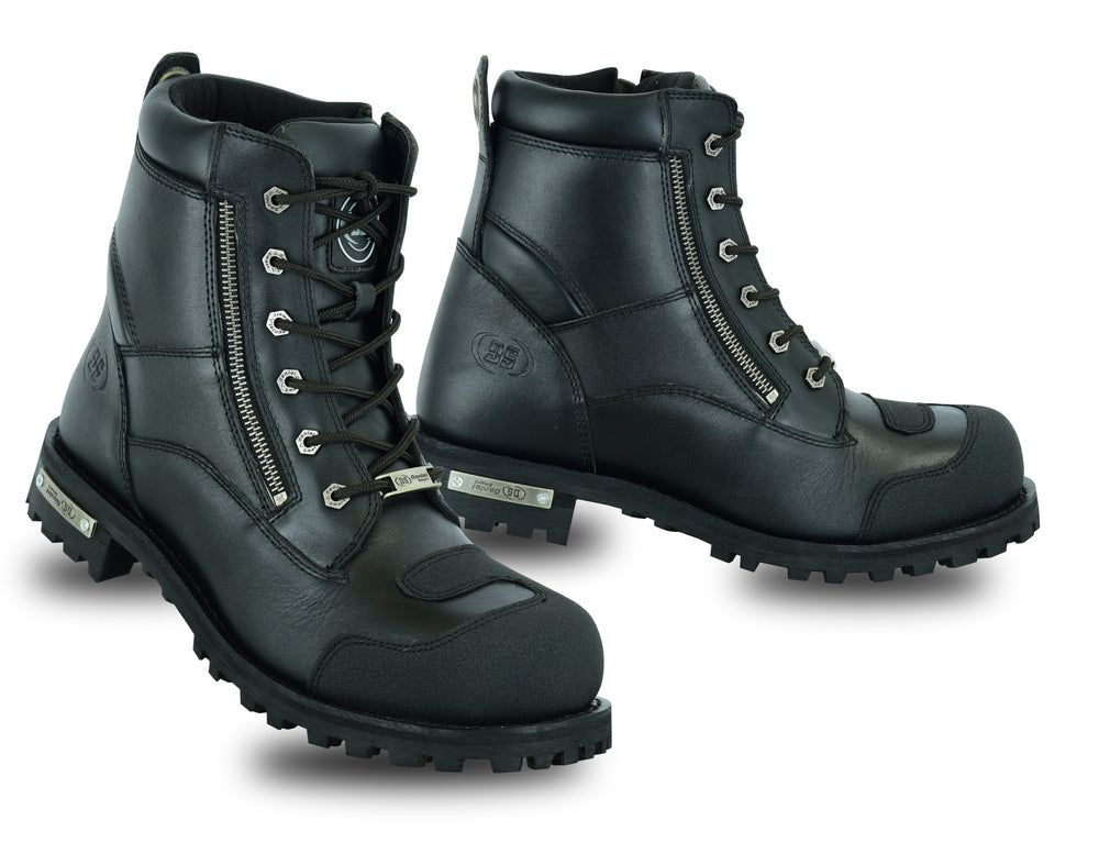 Voltus - Men's Leather Motorcycle Boots-Mens Motorcycle Boots-Daniel Smart Mfg - Retail