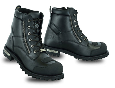Voltus - Men's Leather Motorcycle Boots-Mens Motorcycle Boots-Daniel Smart Mfg - Retail