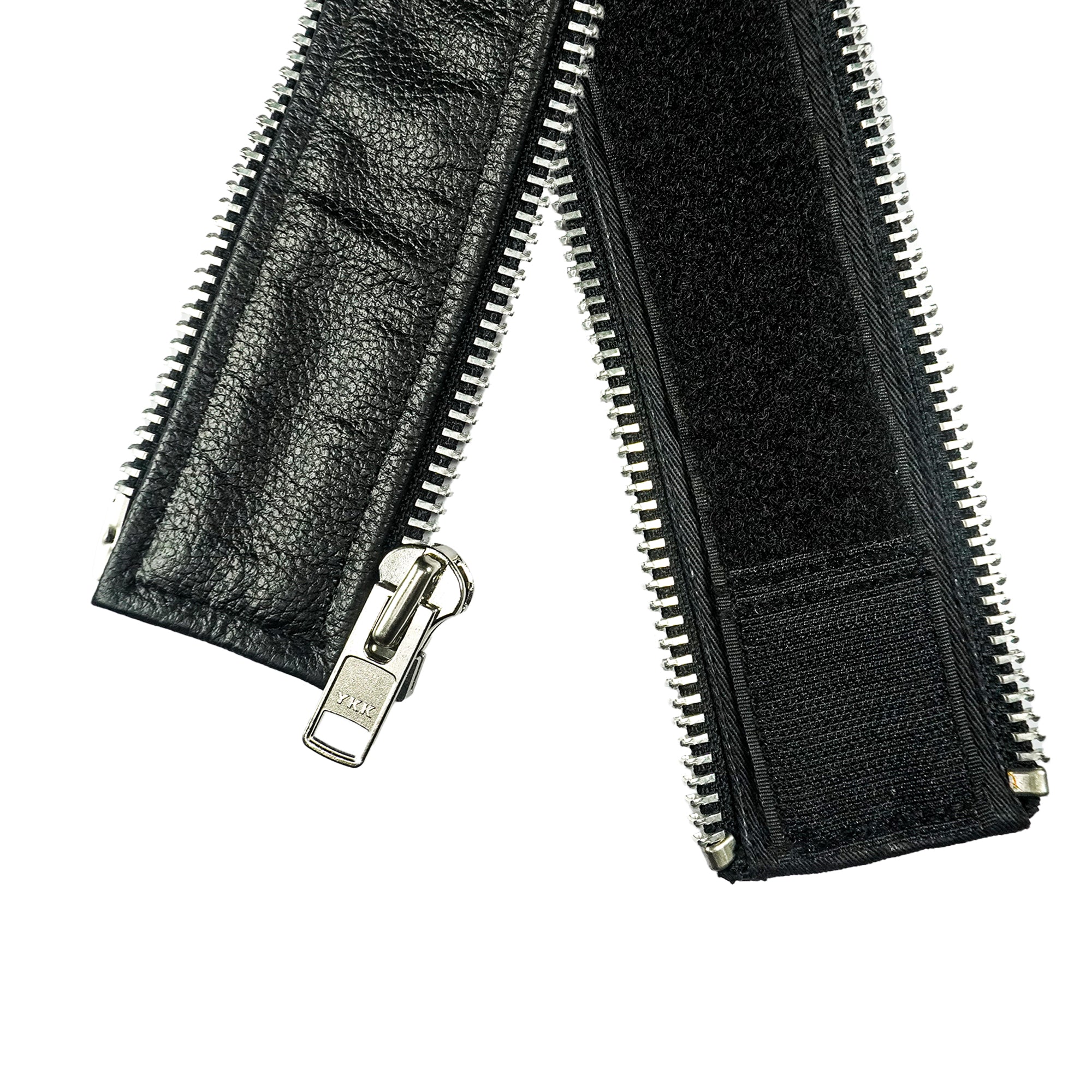 VXP501 Men's Black Universal Vest Expander Panel with Silver Aluminum Zip-vest expanders-Daniel Smart Mfg - Retail