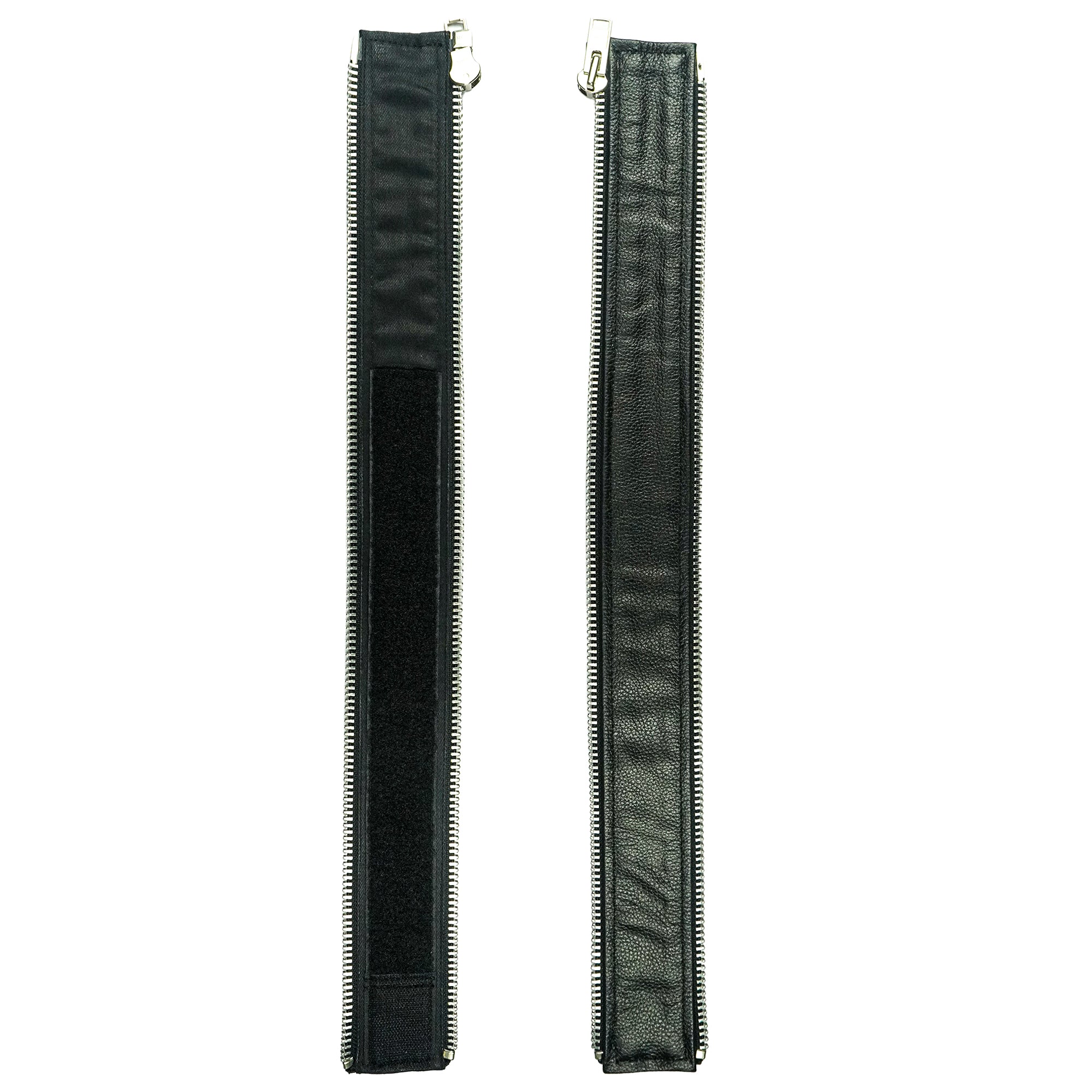 VXP501 Men's Black Universal Vest Expander Panel with Silver Aluminum Zip-vest expanders-Daniel Smart Mfg - Retail