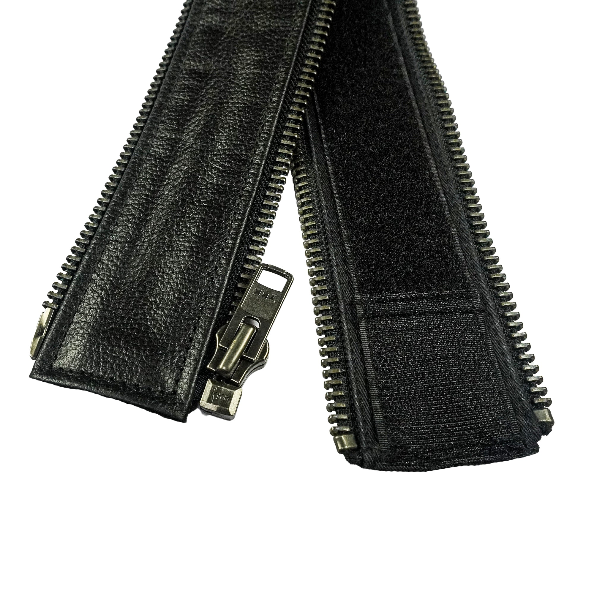 VXP502 Men's Black Universal Vest Expander Panel with Gun Metal Zip # 10-vest expanders-Daniel Smart Mfg - Retail
