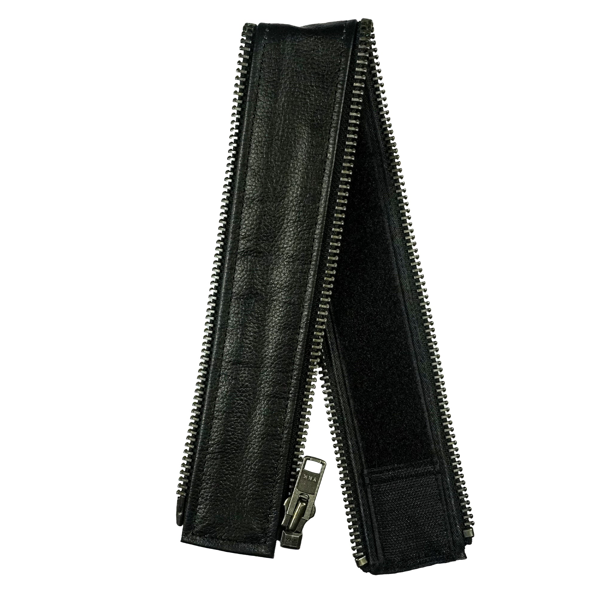VXP502 Men's Black Universal Vest Expander Panel with Gun Metal Zip # 10-vest expanders-Daniel Smart Mfg - Retail