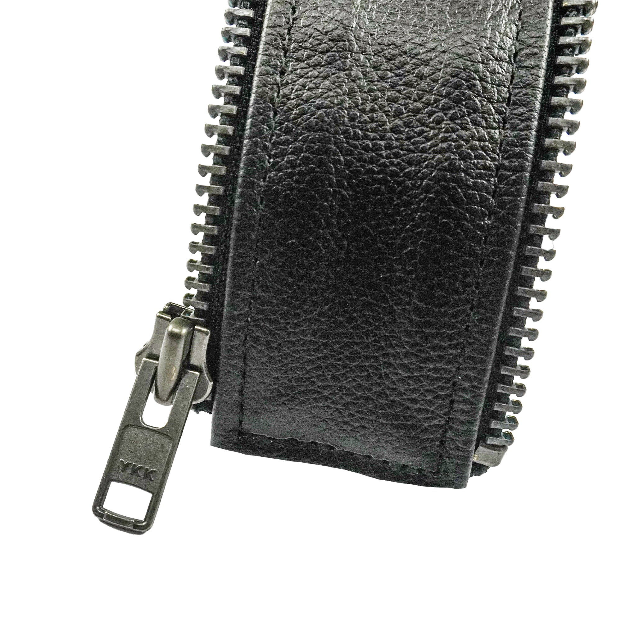 VXP502 Men's Black Universal Vest Expander Panel with Gun Metal Zip # 10-vest expanders-Daniel Smart Mfg - Retail
