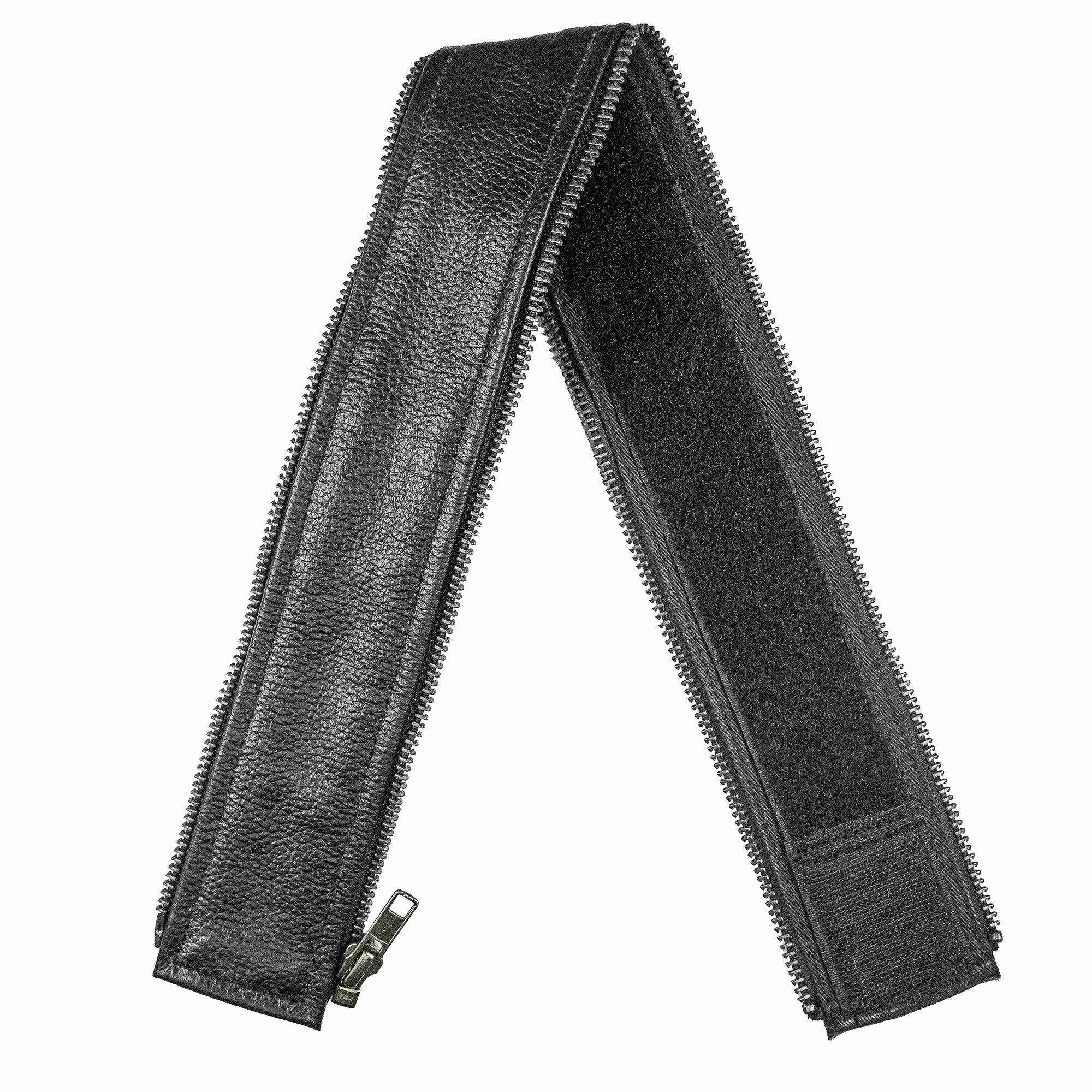 VXP503 Men's Black Universal Vest Expander Panel with Gun Metal Zip # 5-vest expanders-Daniel Smart Mfg - Retail