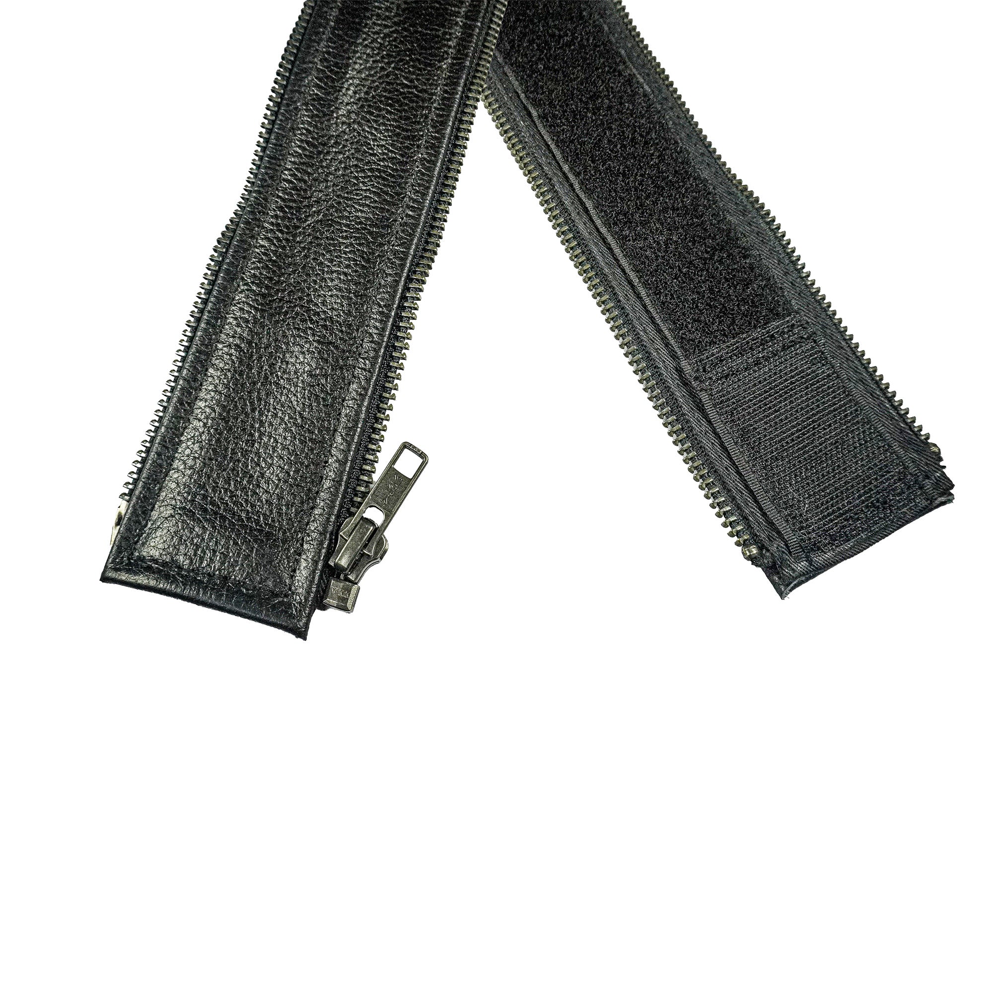 VXP503 Men's Black Universal Vest Expander Panel with Gun Metal Zip # 5-vest expanders-Daniel Smart Mfg - Retail