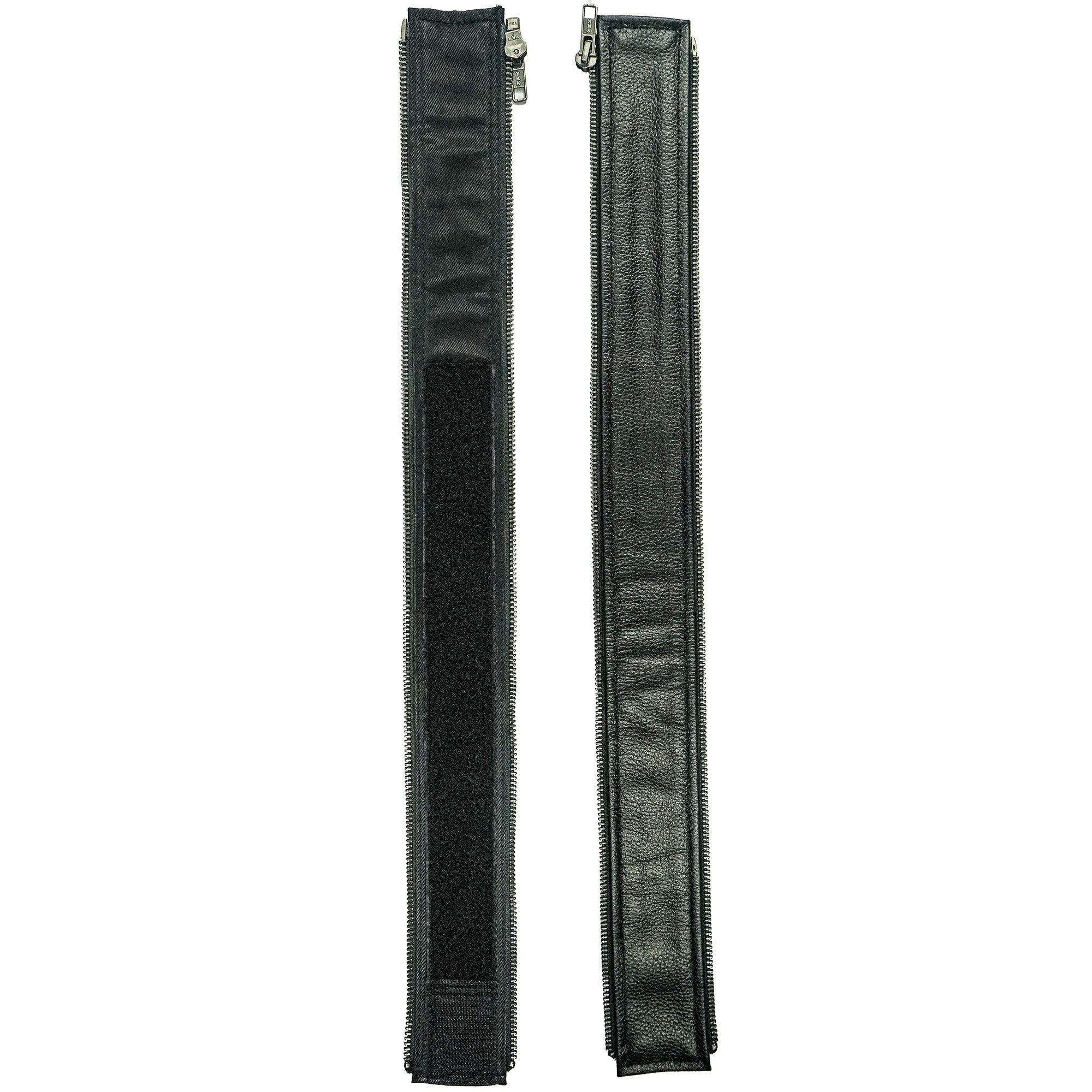 VXP503 Men's Black Universal Vest Expander Panel with Gun Metal Zip # 5-vest expanders-Daniel Smart Mfg - Retail