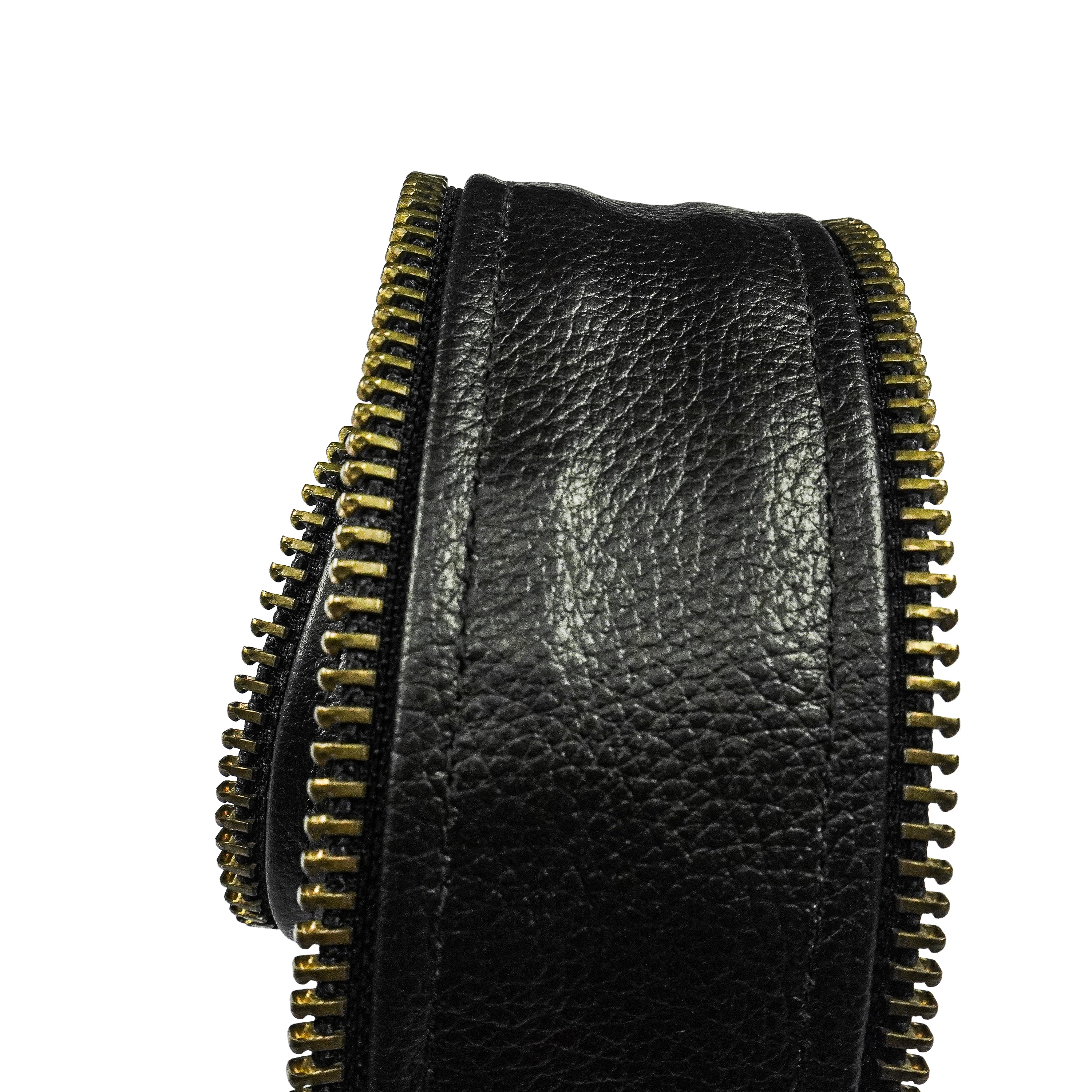 VXP504 Men's Black Universal Vest Expander Panel with Antique Zip-vest expanders-Daniel Smart Mfg - Retail