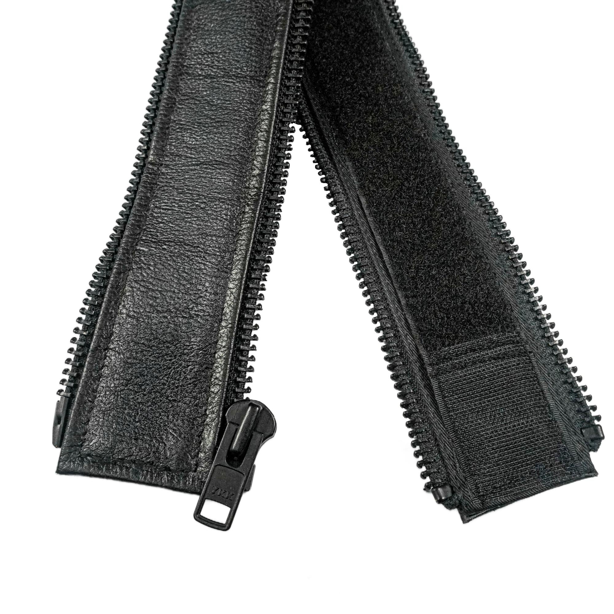 VXP505 Men's Black Universal Vest Expander Panel with Black Oxides Zip-vest expanders-Daniel Smart Mfg - Retail