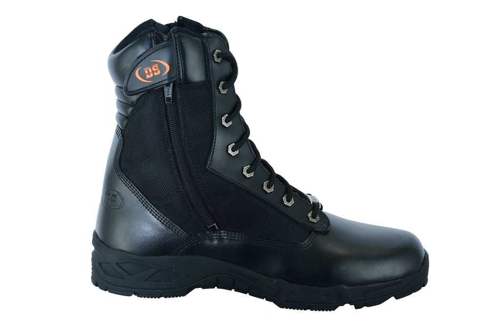 WarpDrive 7 - Men's Leather Motorcycle Boots-Mens Motorcycle Boots-Daniel Smart Mfg - Retail