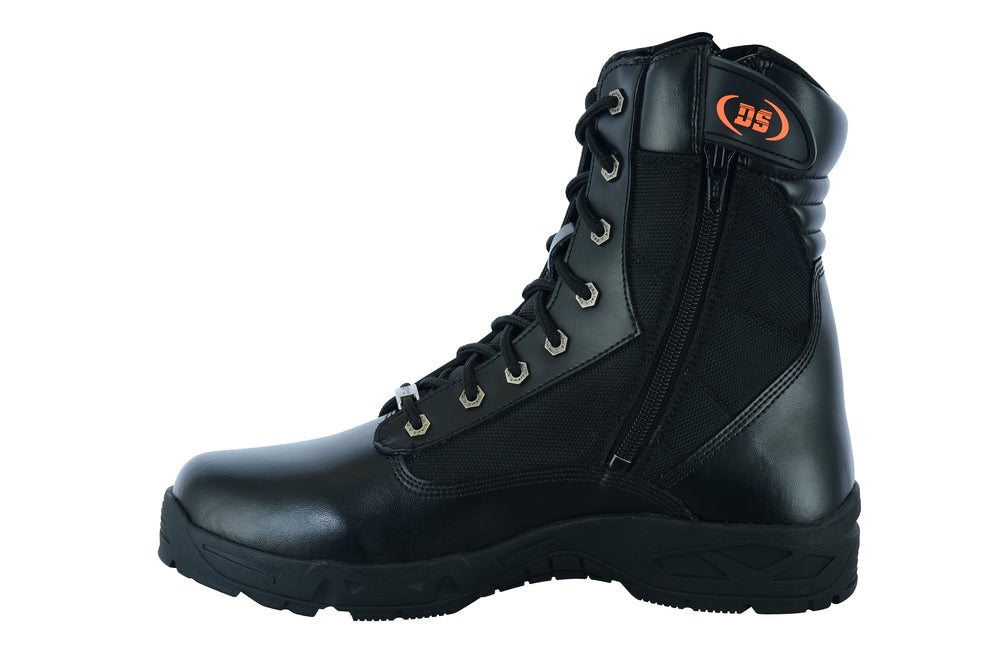 WarpDrive 7 - Men's Leather Motorcycle Boots-Mens Motorcycle Boots-Daniel Smart Mfg - Retail