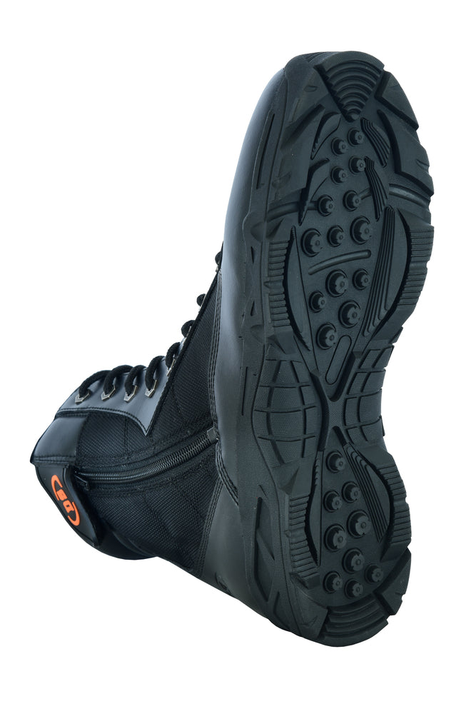 WarpDrive 7 - Men's Leather Motorcycle Boots-Mens Motorcycle Boots-Daniel Smart Mfg - Retail