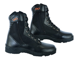 WarpDrive 7 - Men's Leather Motorcycle Boots-Mens Motorcycle Boots-Daniel Smart Mfg - Retail