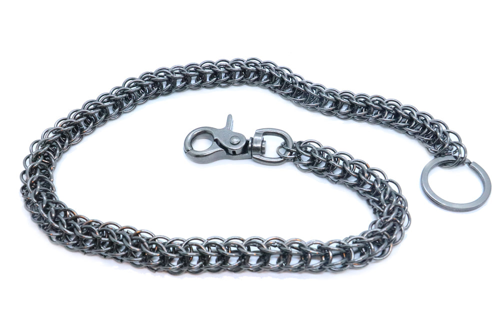 WC17614 27" Wallet Chain Gunmetal-Wallet Chains/Key Leash-Daniel Smart Mfg - Retail