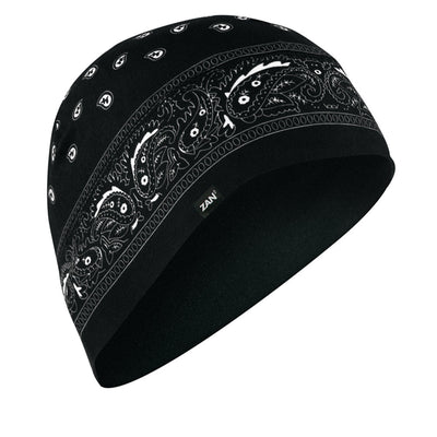 WHLL101 Helmet Liner/Beanie SportFlex(tm) Series, Black Paisley-Head/Neck/Sleeve Gear-Daniel Smart Mfg - Retail