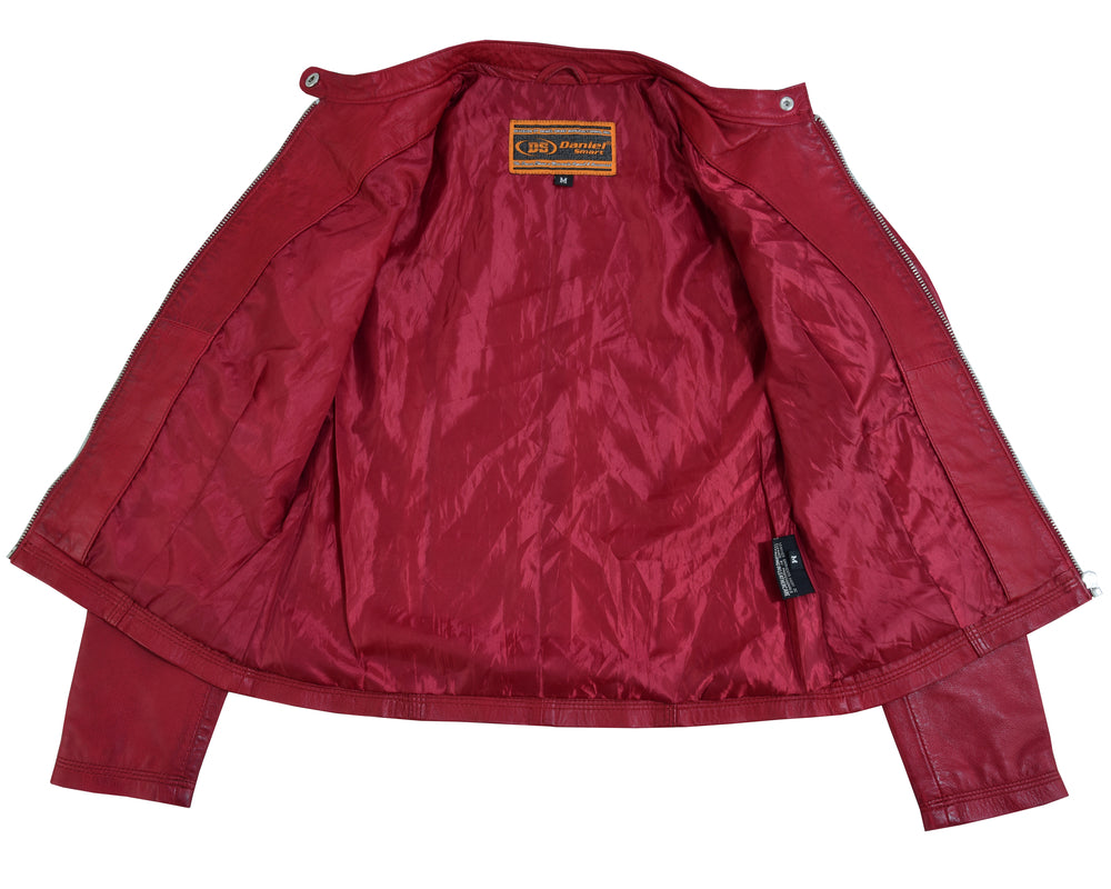 Wild Inferno - Women's Leather Jacket-Womens Leather Motorcycle Jackets-Daniel Smart Mfg - Retail
