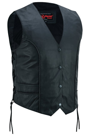 Wisp - Women's Leather Vest-Womens Leather Vests-Daniel Smart Mfg - Retail