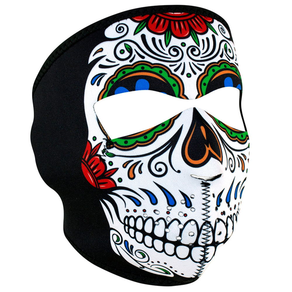 WNFM413 ZANÂ® Full Mask- Neoprene- Muerte Skull-Daniel Smart Mfg - Retail