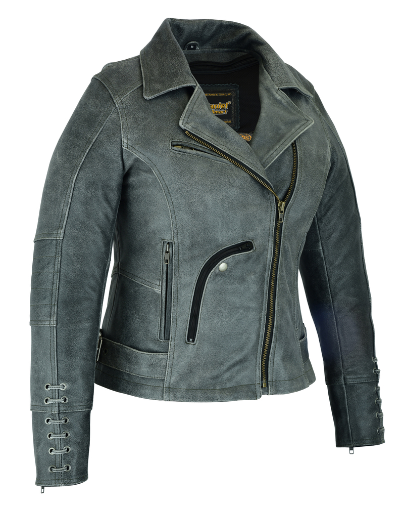 DS701TALL Men's Sporty Scooter Jacket - TALL | Men's Leather Motorcycle ...