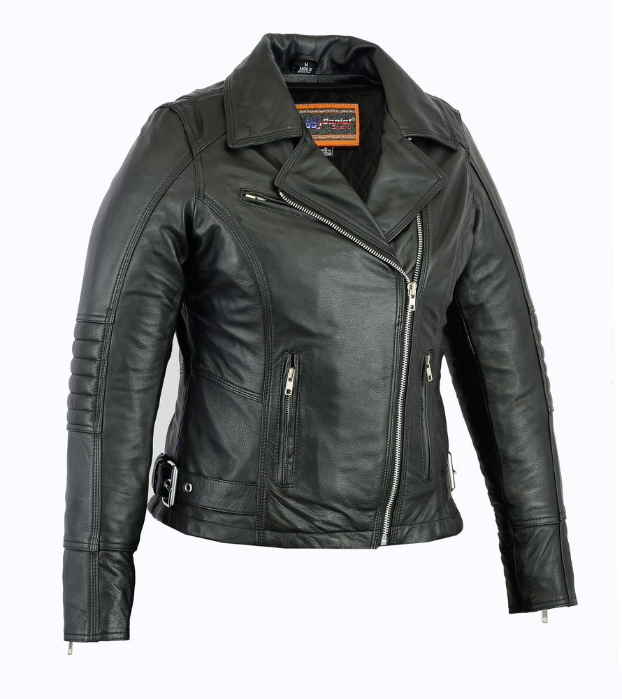 DS701TALL Men's Sporty Scooter Jacket - TALL | Men's Leather Motorcycle ...