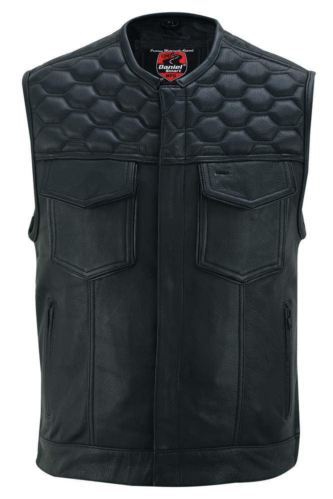 DS198 Black Horse | Men's Leather Vests