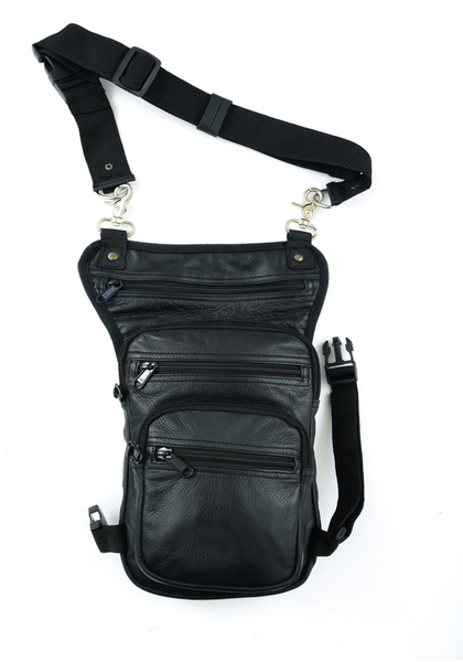 Wholesale Leather Tool Bags | DS5602S Two Strap Tool Bag w/ Studs