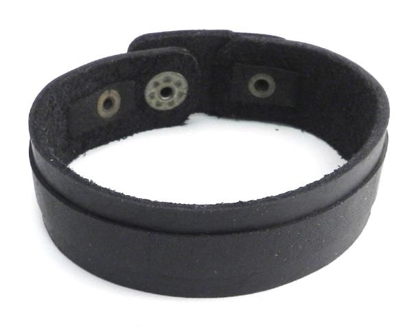 PV3206BLK Black Layered Leather Strap Bracelet | Bracelets