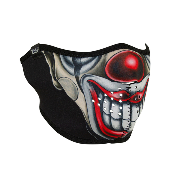 WNFM411H Neoprene Half Face Mask, Chicano Clown | Half Facemasks