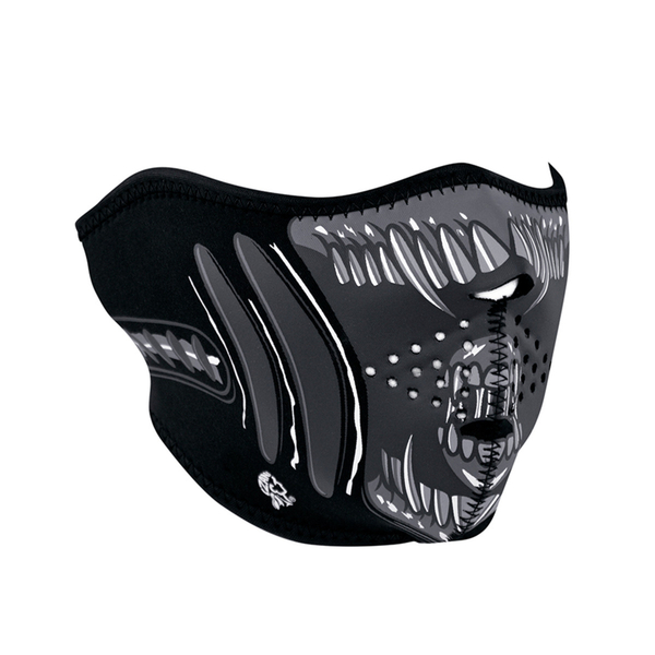 WNFM039H ZAN® Half Mask- Neoprene- Alien | Half Facemasks