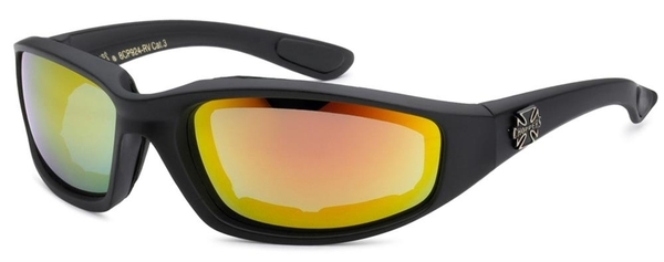 8CP924-RV Choppers Foam Padded Sunglasses - Assorted - Sold by the Dozen | Sunglasses