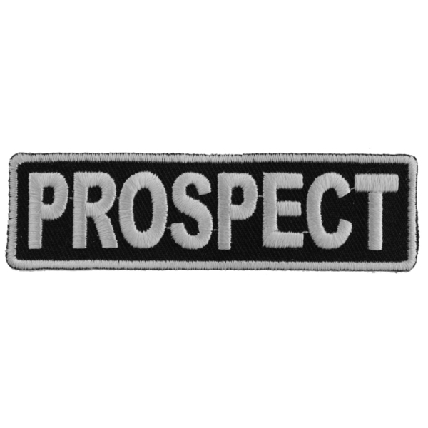 P3709 Prospect Patch 3.5 Inch White | Patches