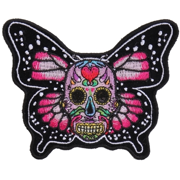 P6013 Sugar Skull Butterfly Patch | Patches