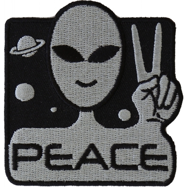 P4912 Peace Alien Fun Patch | Patches