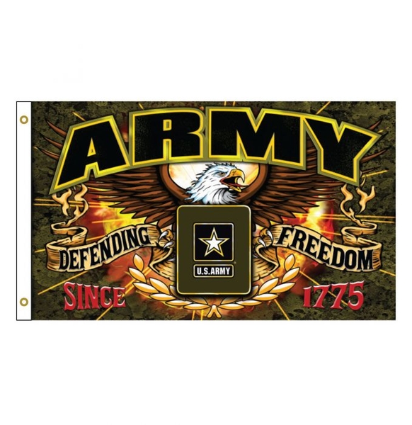 Sdflar Military Defender - Army 3'x5' Flag | Close Outs
