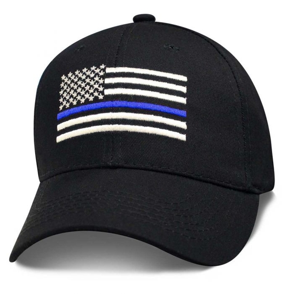 SPOLICE Blue Stripe Police Flag Cap | Hats