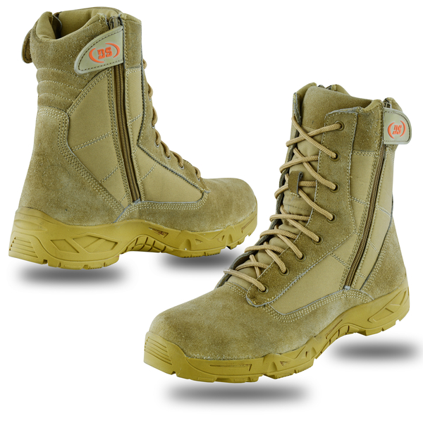 DS9783 Mens 9 Desert Sand Tactical Boots | Men's Motorcycle Boots