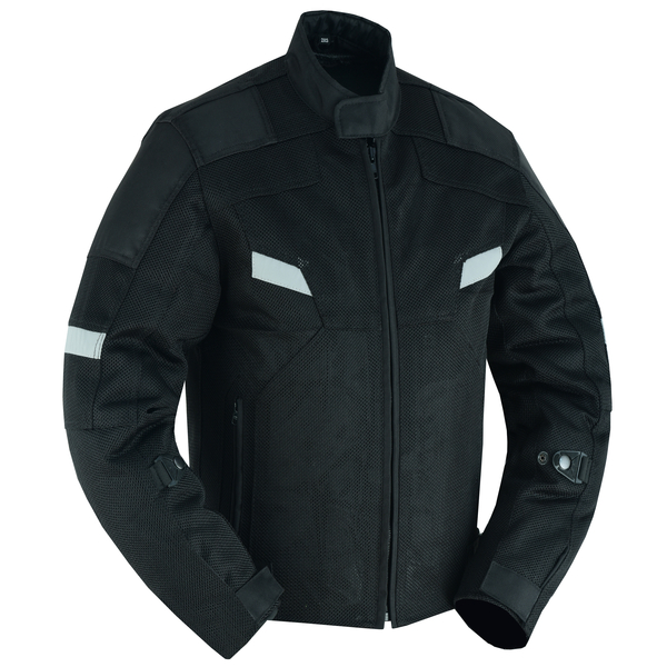 DS766 Men's Performance Mesh Jacket  Black | Mens Textile Motorcycle Jackets