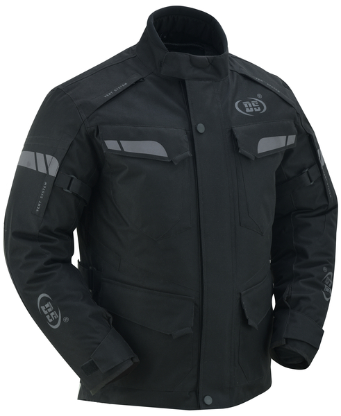 DS4615 Advance Touring Textile Motorcycle Jacket for Men  Black | Mens Textile Motorcycle Jackets