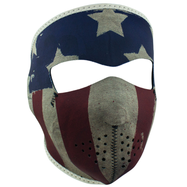 WNFM408 ZAN® Full Mask- Neoprene- Patriot | Full Facemasks