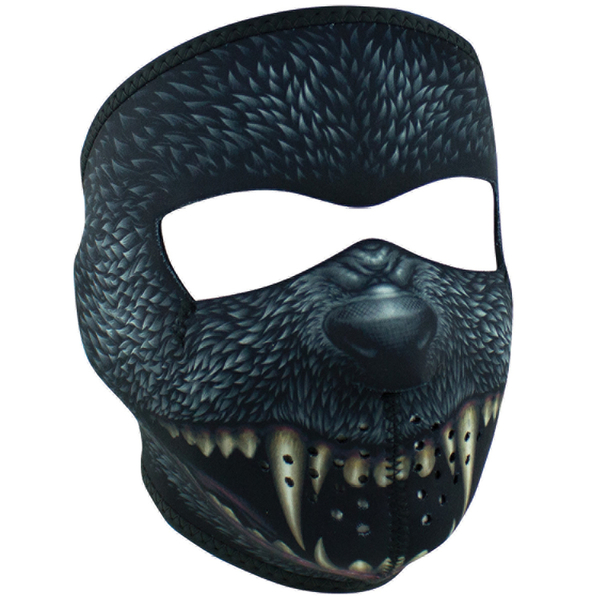 WNFM416 ZAN® Full Mask- Neoprene- Silver Bullet | Full Facemasks