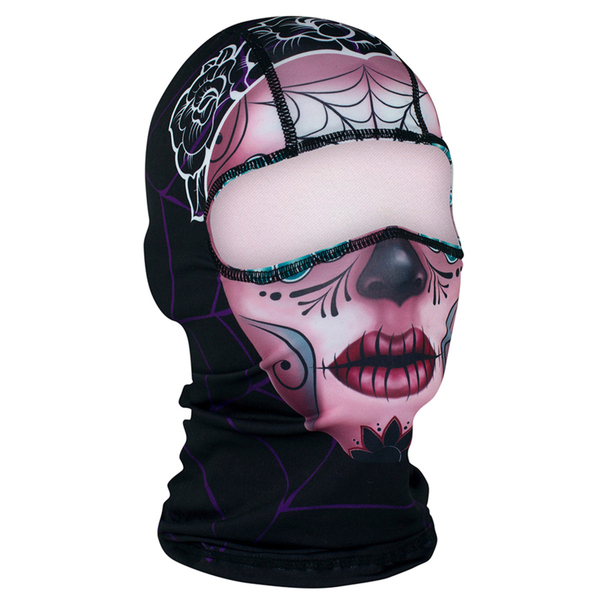 WBP082 Balaclava Polyester- Sugar Skull | Head/Neck/Sleeve Gear