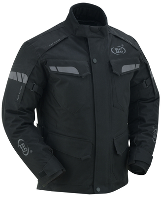 DS4615 Advance Touring Textile Motorcycle Jacket for Men  Black